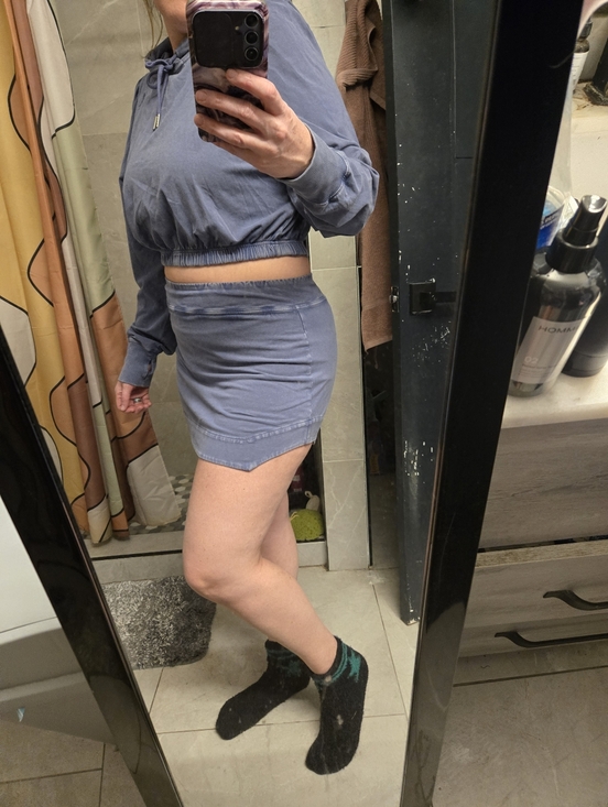 Hotshot Skort Set Nwt Large Color Blue Wash Free People Movement - Picture 3 of 6